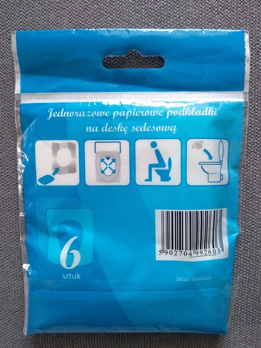 Higieniczne podkładki toaletowe