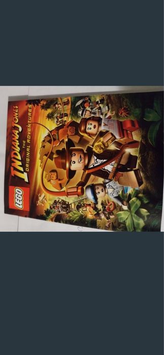 Manual jogo Ps3 Lego Indiana Jones