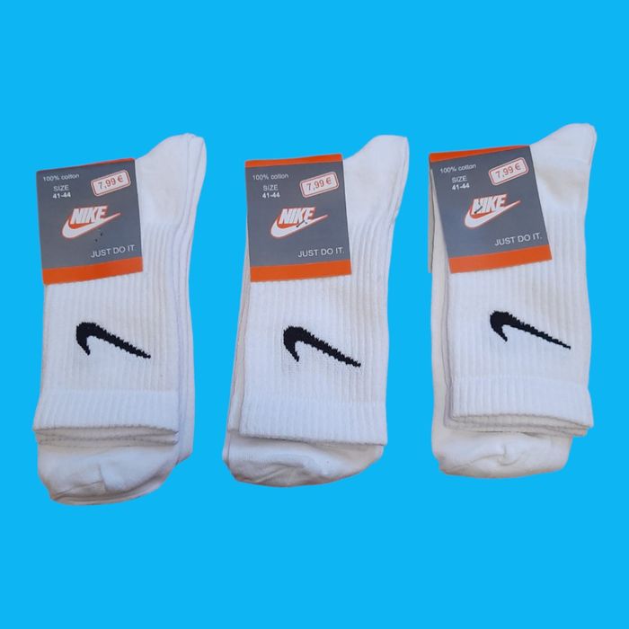 Шкарпетки найк чоловічі білі 240грн 12пар Nike