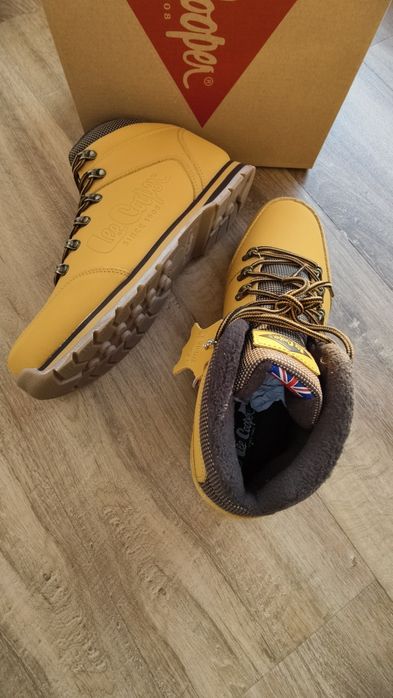 Lee Cooper Buty Męskie Camel | Skóra Naturalna | Rozm. 44 – 28,5 cm