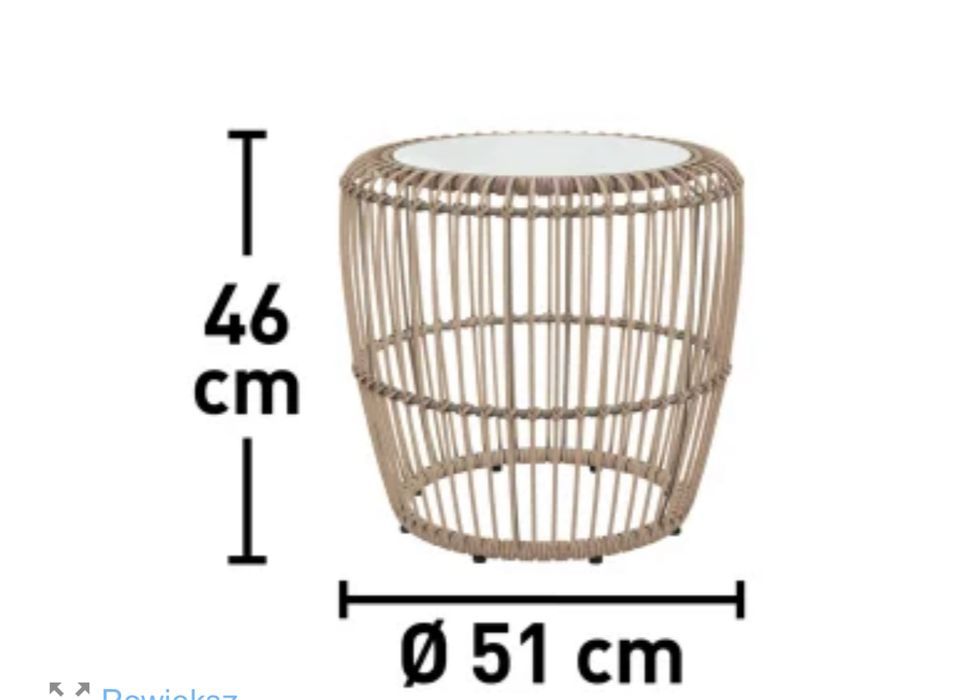 Meble ogrodowe/ balkonowe