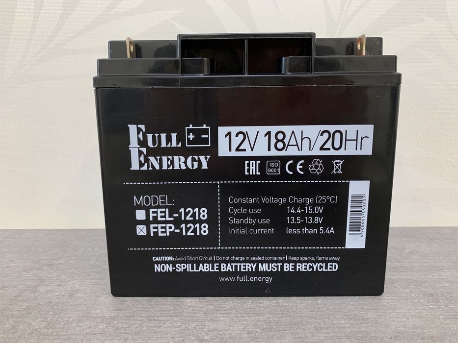 Аккумулятор ГЕЛЬ АГМ 12в 7А 9А для ИБП бесперебойника оптики роутера ...