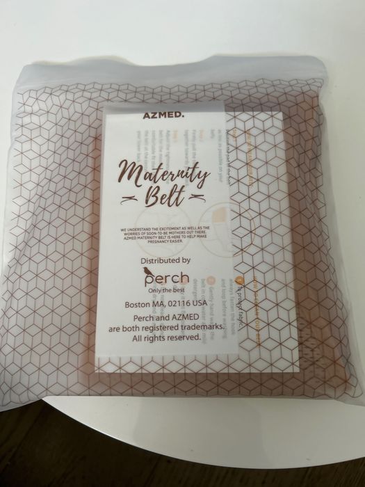 Pas ciążowy w kolorze cielistym