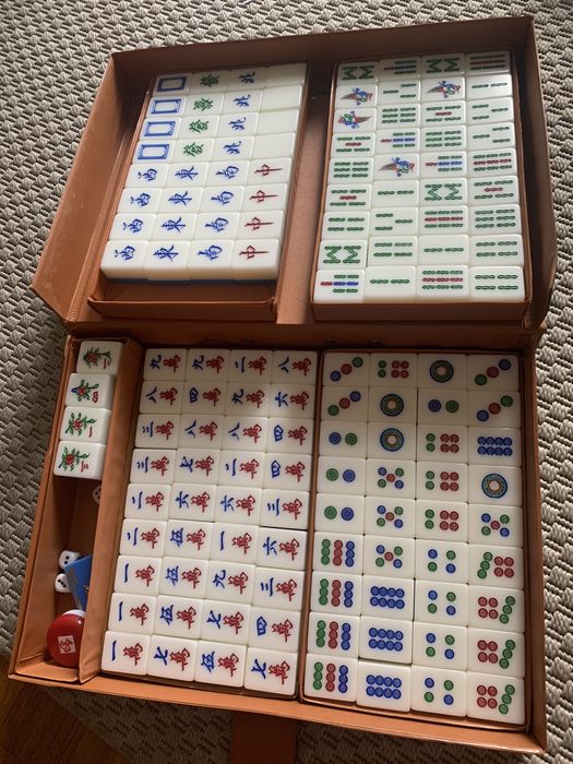 Jogos de mahjong da tradição chinesa conjuntos de jogos mahjong portátil do  vintage caixa de alta qualidade jogo de mesa mahjong melhor presente jogos  de tabuleiro qenueson - AliExpress