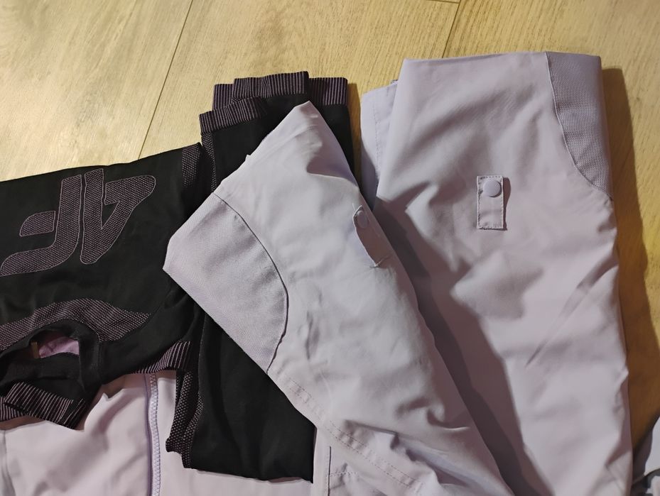 Piękny liliowy kombinezon narciarski 4F 158 NeoDry 8 000 bielizna