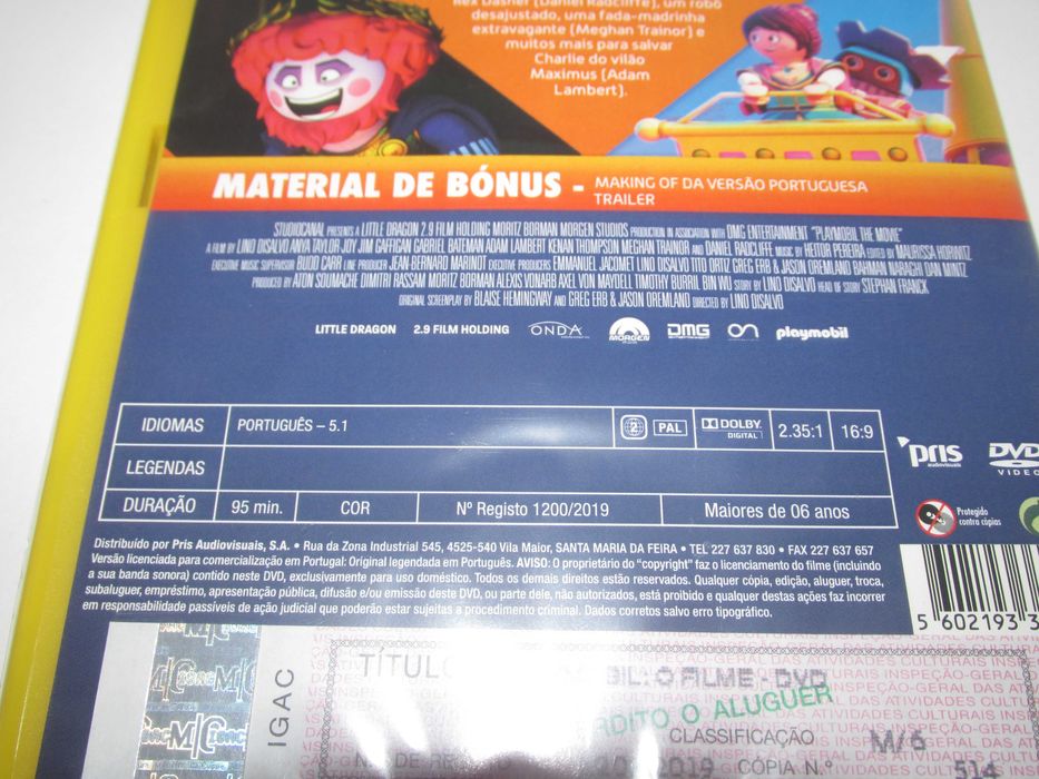 Playmobil "O Filme" Filme DVD