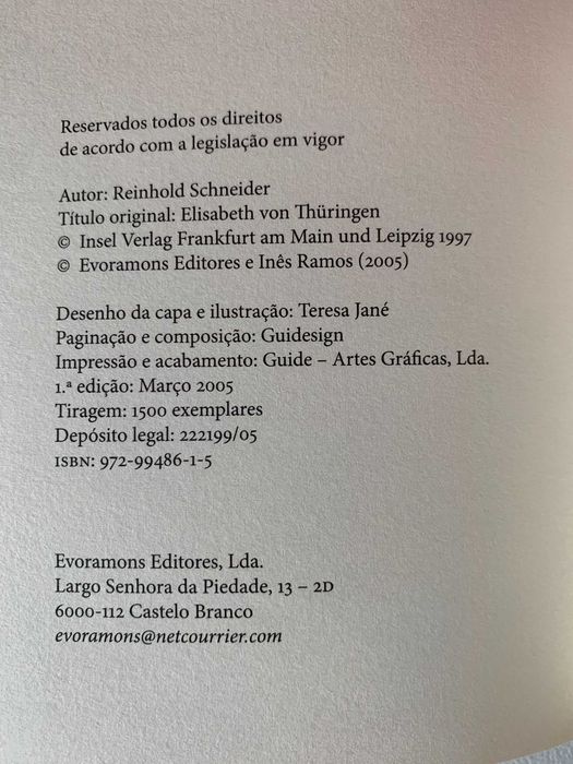 Santa Isabel da Hungria, de Reinhold Schneider