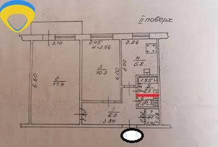 Продам 2 комн квартиру 2/5 эт. на  Черемушках (Филатова/Рабина)