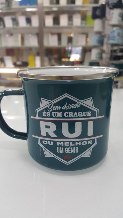 Canecas Esmaltadas com Nomes/ Frases