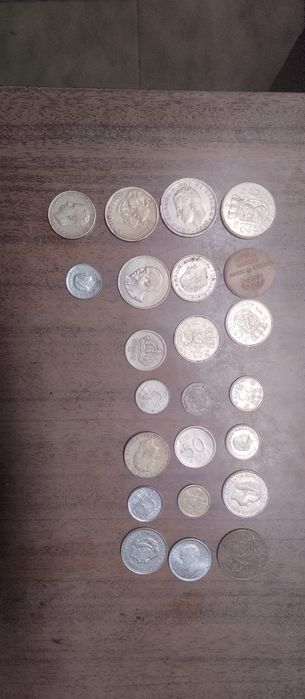 Moedas de coleção antigas raras