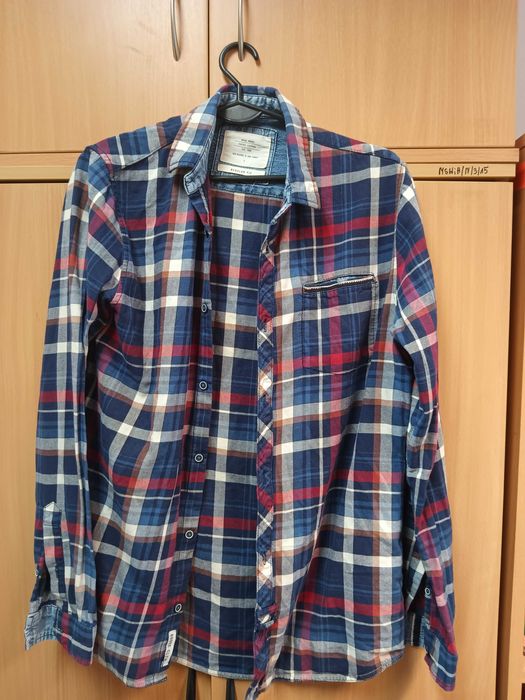 uniwersalna koszula w kratkę rozmiar S  stan idealny