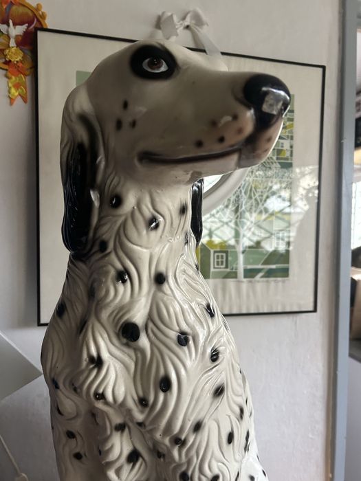 Grande cão em ceramica 70 cm
