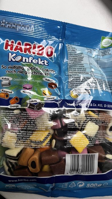 2 kartony zelkow Haribo