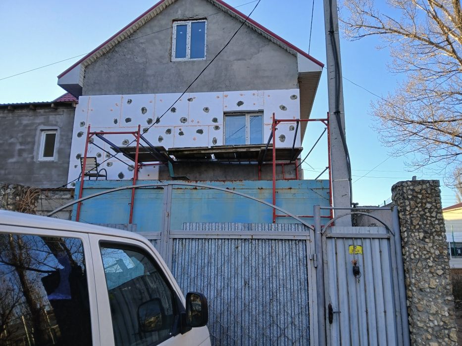 Утепление стен,фасадные работы,караед,структура,строительные работы