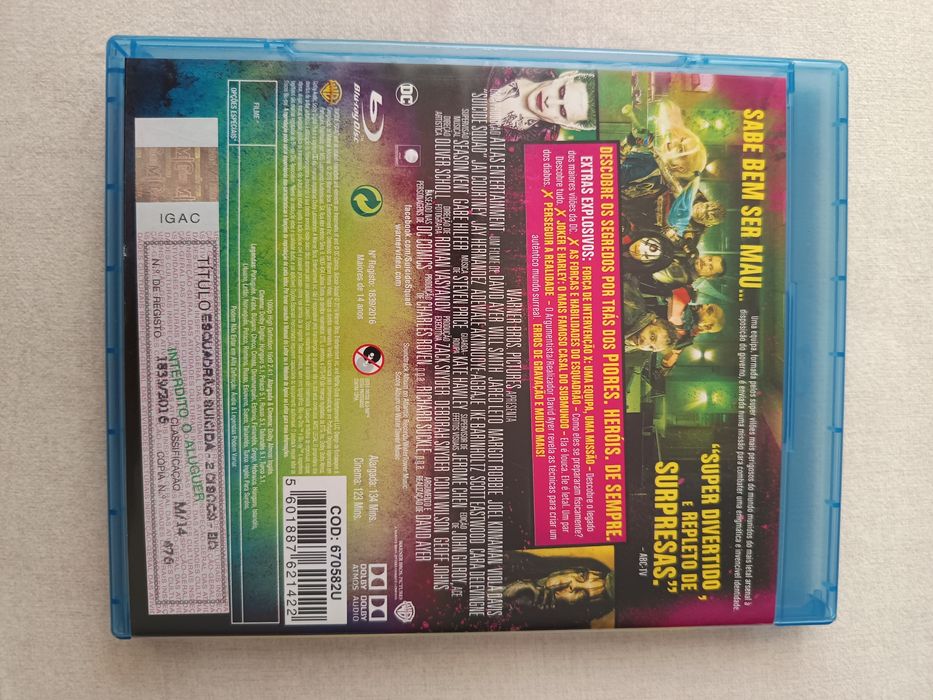 Blu-ray esquadrão suicida