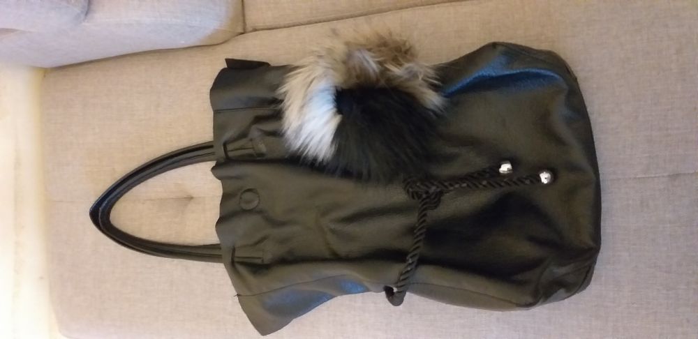 Super torebka francuska duża czarna