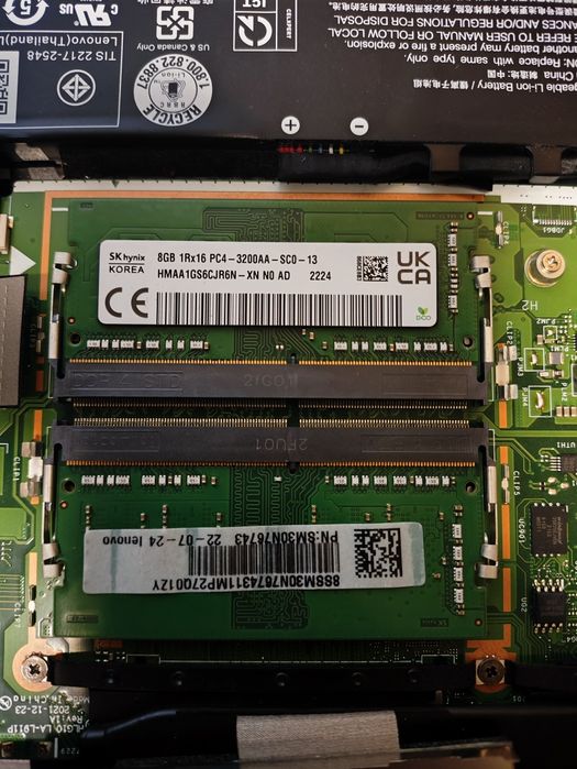 Комплект 16 Gb DDR 4 SODIMM SK Hynix 2x8GB 1Rx16 PC4-3200AA-SCO-13