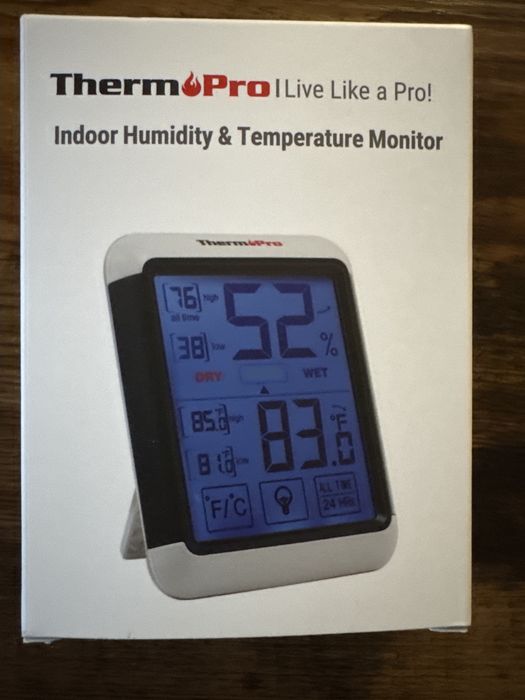 ThermoPro TP55 Cyfrowy termometr pokojowy