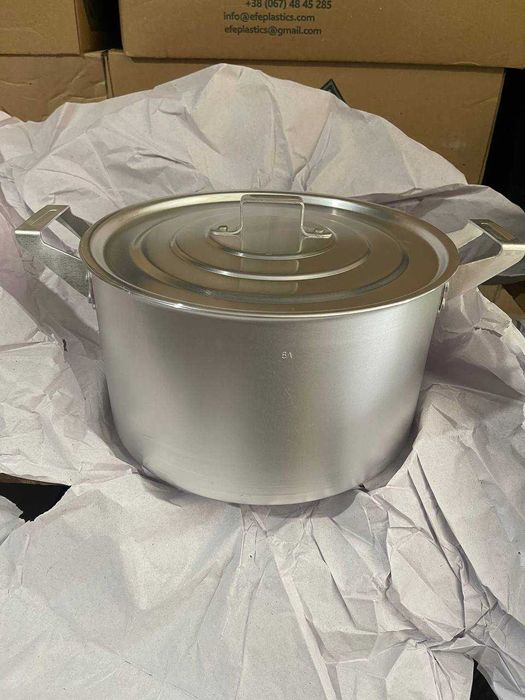 Каструля алюм.цил.8,0л Interos