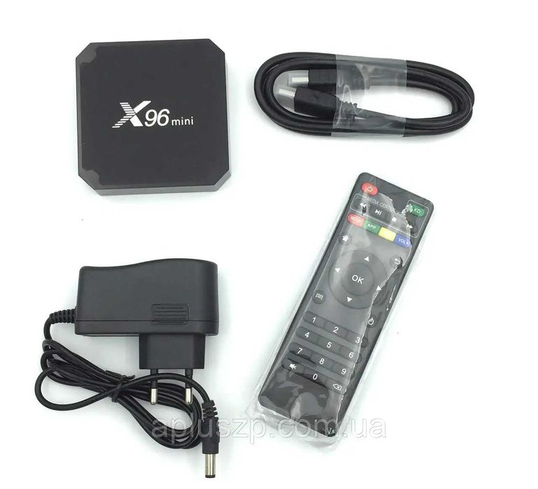Приставка смарт тв бокс smart tv box x96 mini 4-ядерная 2/16Гб андроид