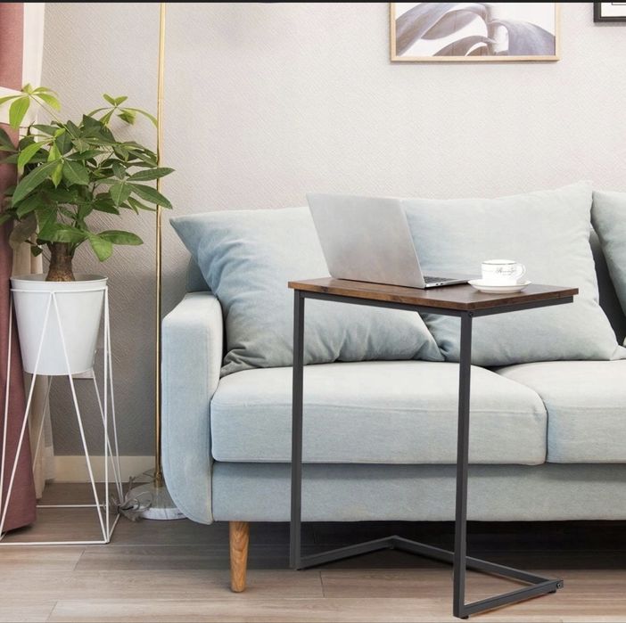 Stolik kawowy, boczny, prostokątny 55 x 36 x 67cm , brąz