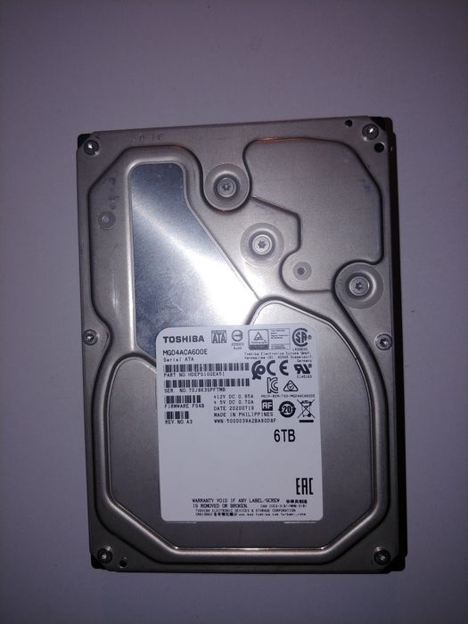 Dysk Toshiba 6TB w obudowie Seagate