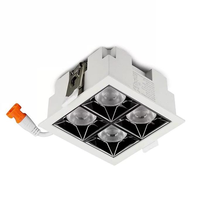 Oprawa V-tac Downlight Samsung Chip 16W UGR19 CRI90+36st VT-2-16-1 5700K 1280lm 5 Lat Gwarancji Wyposażenie Wnętrz