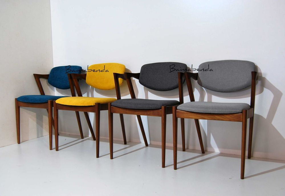 Cadeira Kai Kristiansen mod. 42 Estilo Nórdico / Escandinavo / Vintage