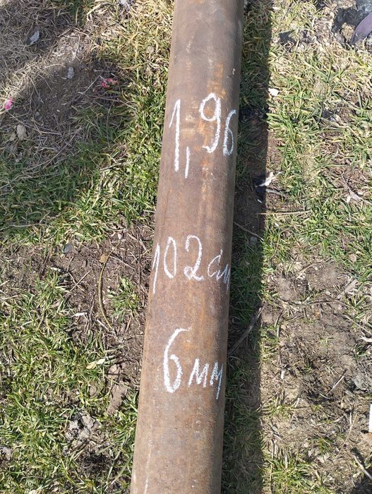 Труба стальная диаметр 102 мм толщина 6 мм длина 1.96 метра