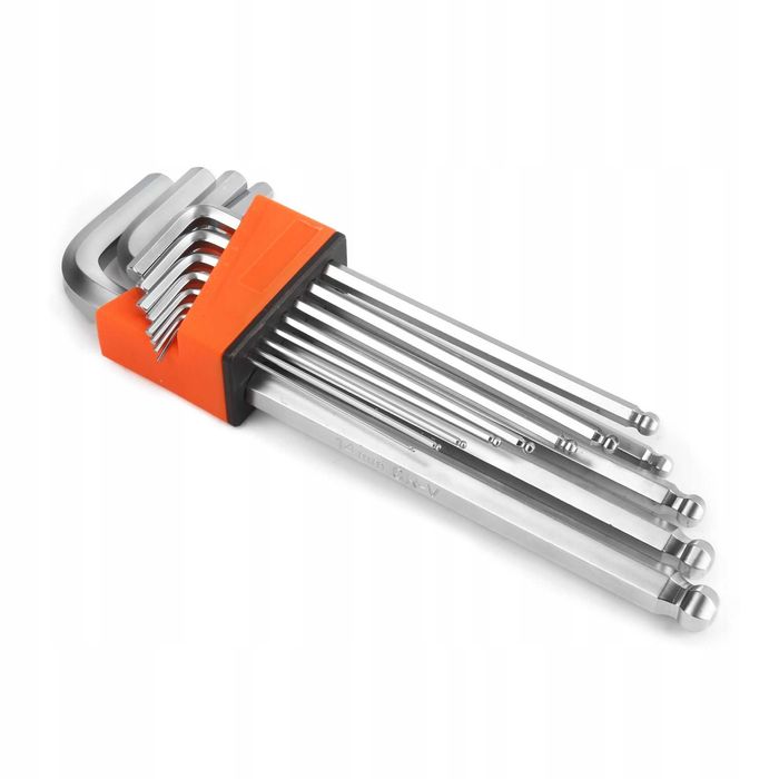 Klucze imbusowe 1.5-14mm 12 sztuk Długie Klucz imbus Zestaw Mocne