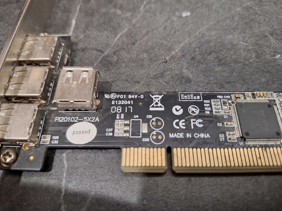 Плата розширення, контролер PCI to USB адаптер u-410 (3+1 ports)