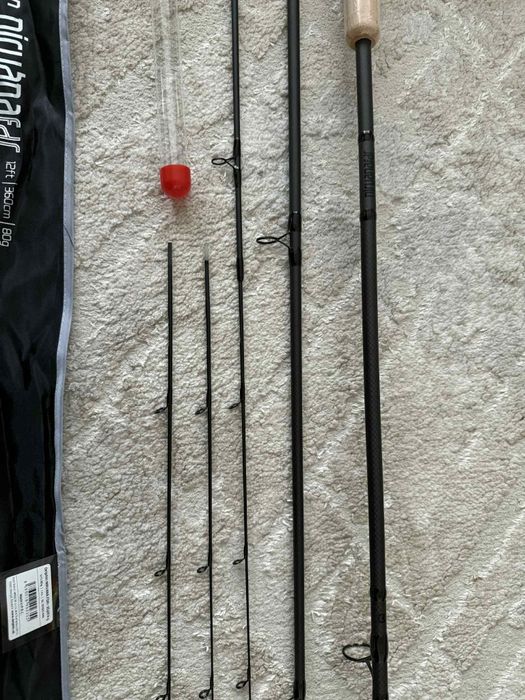 Wędka Delphin Nirvana feeder 360cm 80g jak nowa