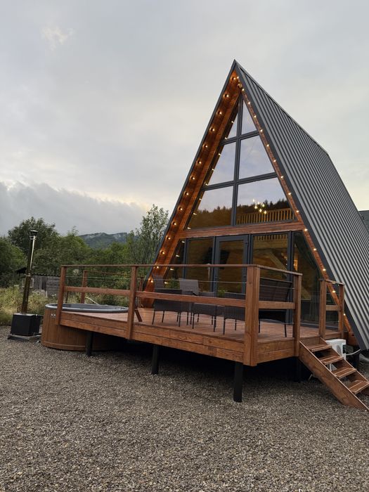 Skala_house Відпочинок в Карпатах|Котедж А- Frame|Чан