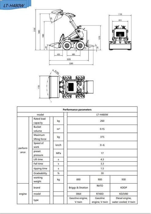 Miniładowarka wielofunkcyjna SKID / kołowa ,Bobcat