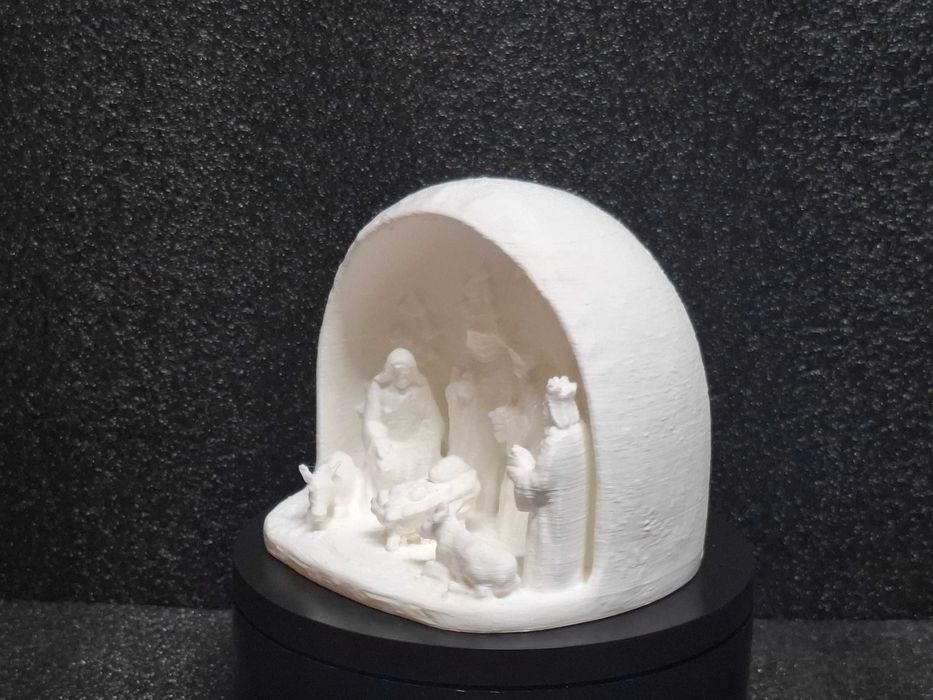 Presépio com lâmpada LED