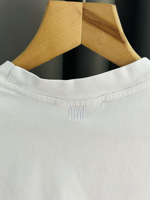 T-Shirt bialy Ami Paris r. M