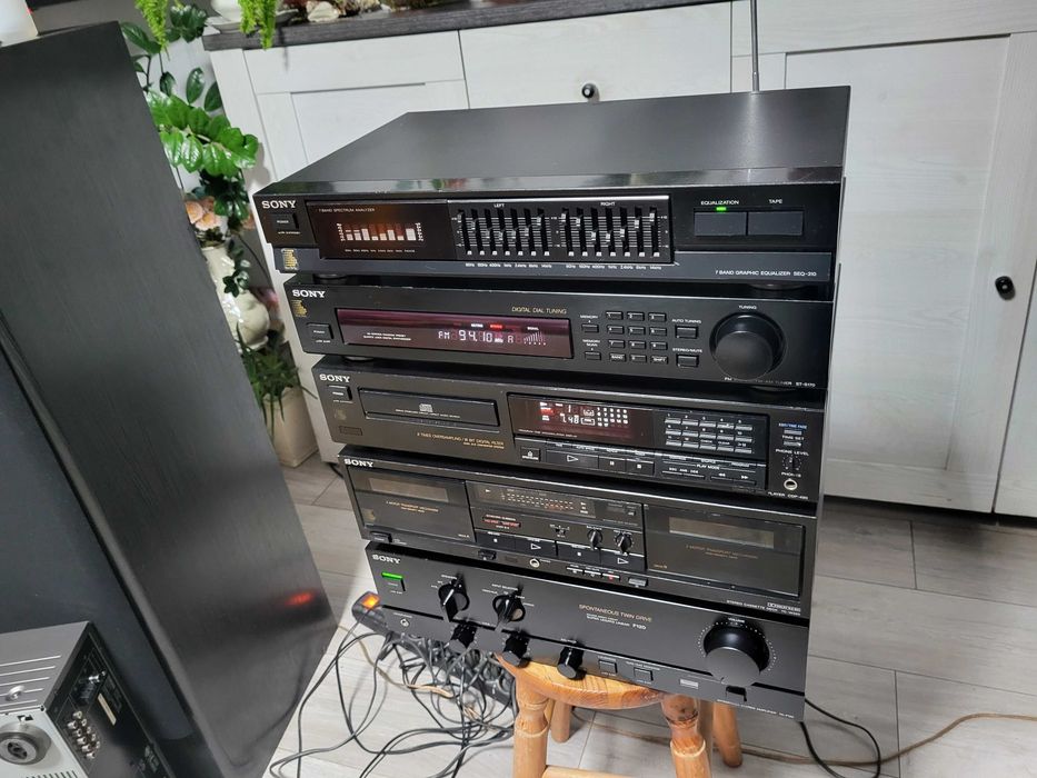 Zestaw Sony Korektor Wzmacniacz CD Tuner