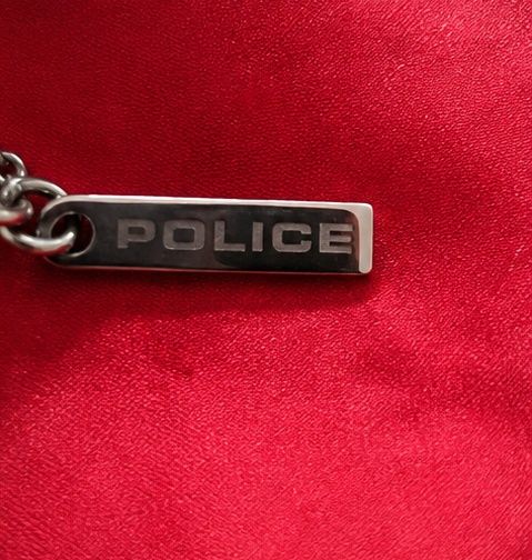 Fio  Police com Cruz e Caixa Original Novo