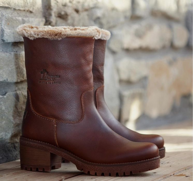 Kozaki zimowe Panama Jack Piola 41 Skóra brązowe