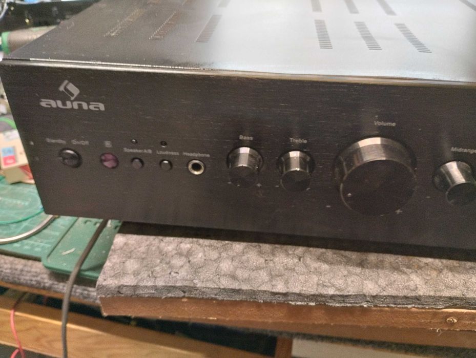 Auna CD708 Amplificador Hi Fi Preto