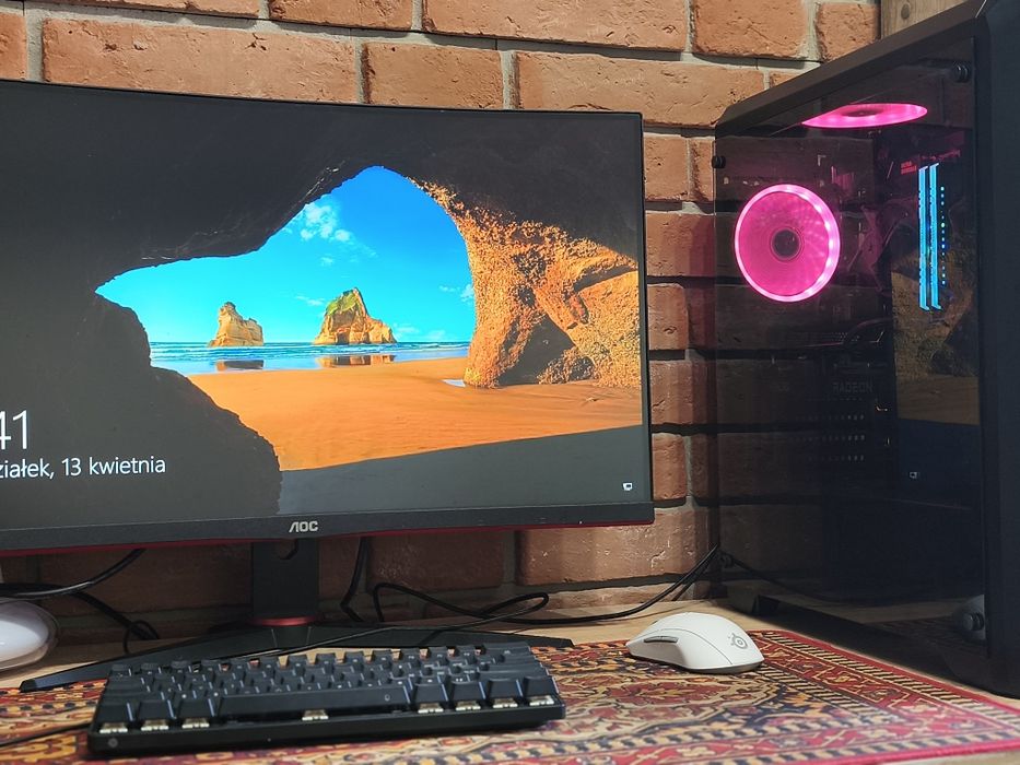 Sprzedam komputer z monitorem 240 hz