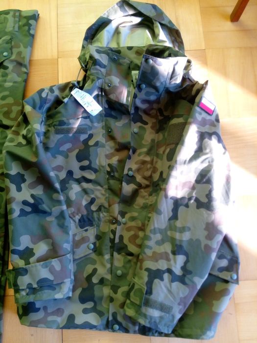 Kurtka i spodnie Gore-Tex, wojskowe ubranie ochronne wzrost 178