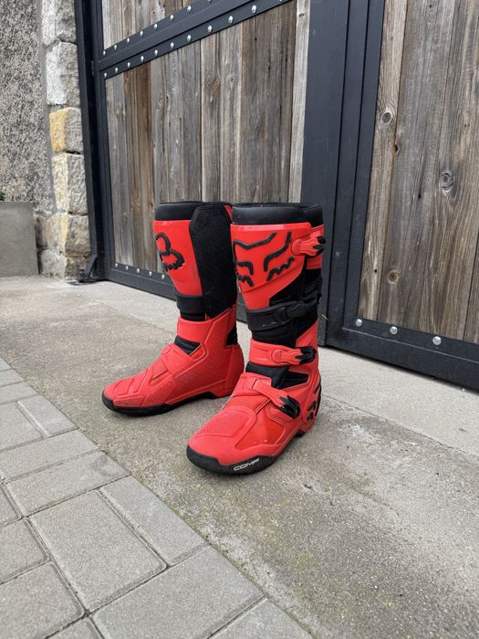 Buty cross enduro FOX COMP FLUO RED czerwony fluo adventure