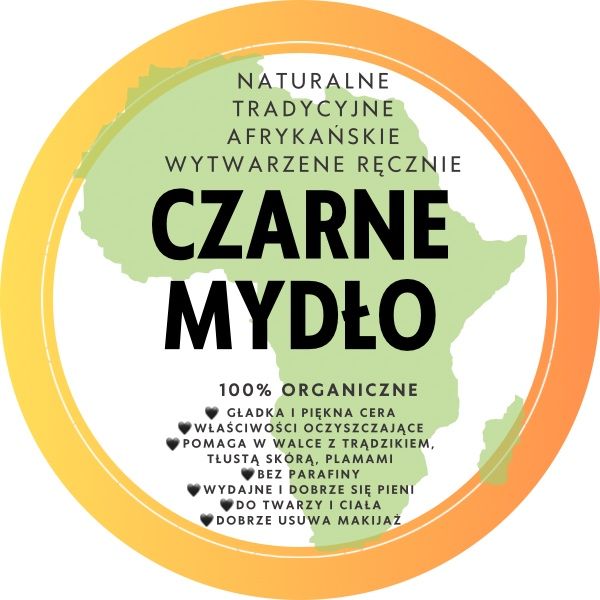 Naturalne czarne mydło 100 ml