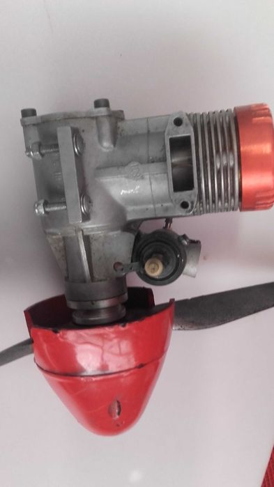 motor  glow asp 108,  17,3 cm3 com escape