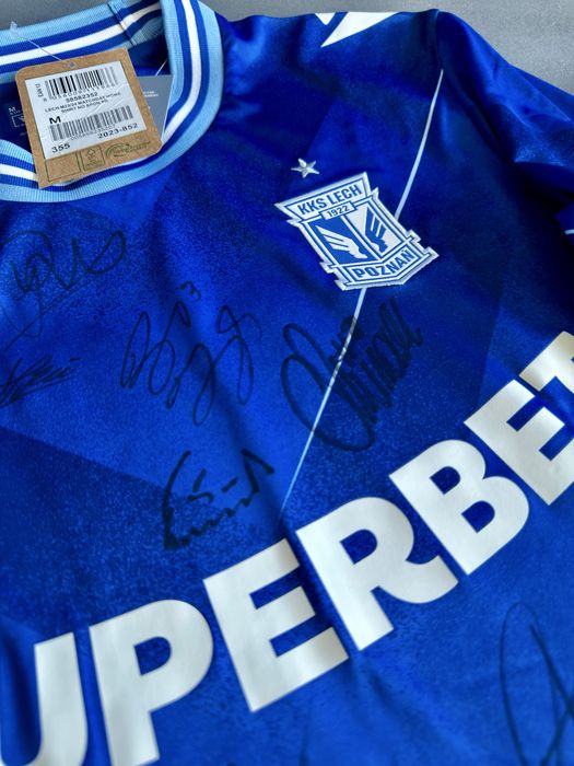 Koszulka meczowa z autografami Lech Poznań 2023/2024