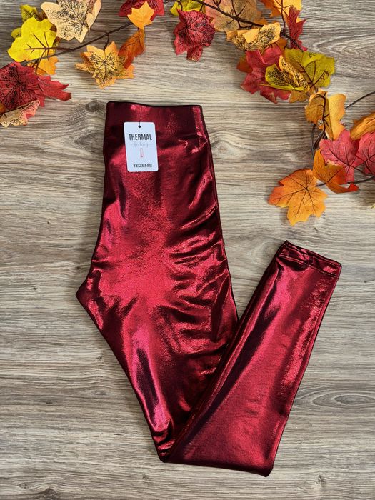 Tezenis s/36 nowe (z metką) termiczne ocieplone legginsy spodnie