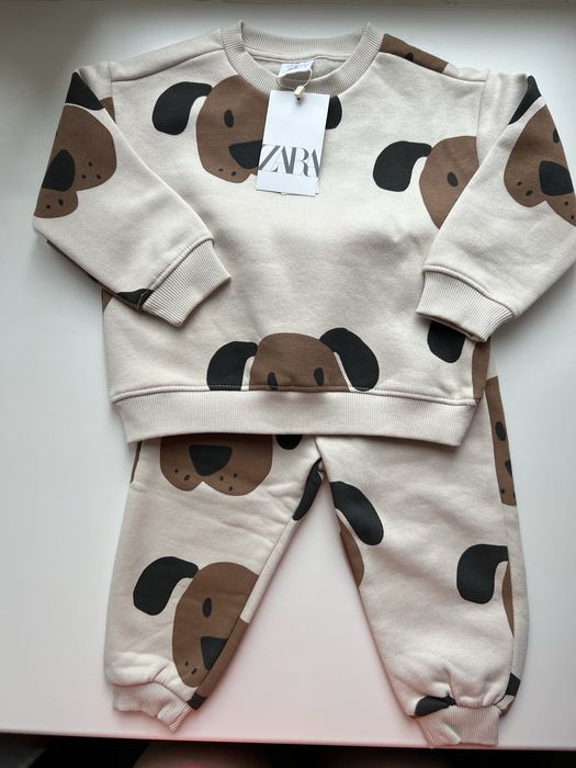 Костюм на флісі з принтом Zara 92 розмір на 1,5-2 роки