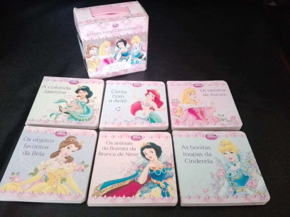 Duas Minibibliotecas A casa do Mickey & Aprender com as Princesas