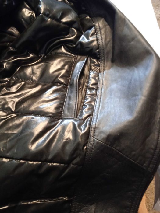 Kiomi Ramoneska/Kurtka ocieplana skórzana Nowa Rozm XL